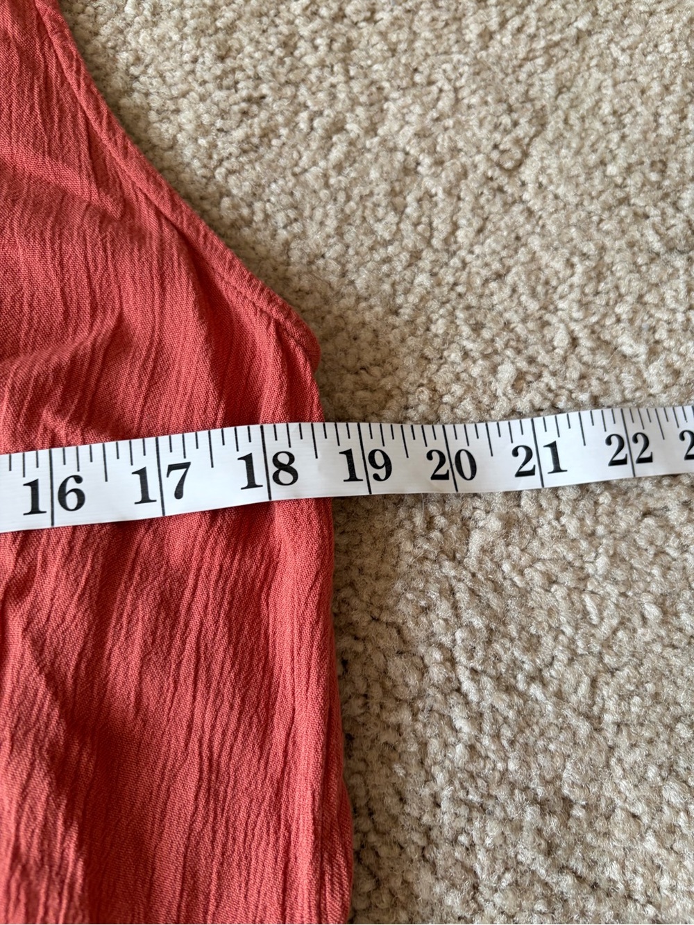 Prana seaview sky orange outdoors summer bohemian Rei smocked dress size medium - Picture 14 of 16